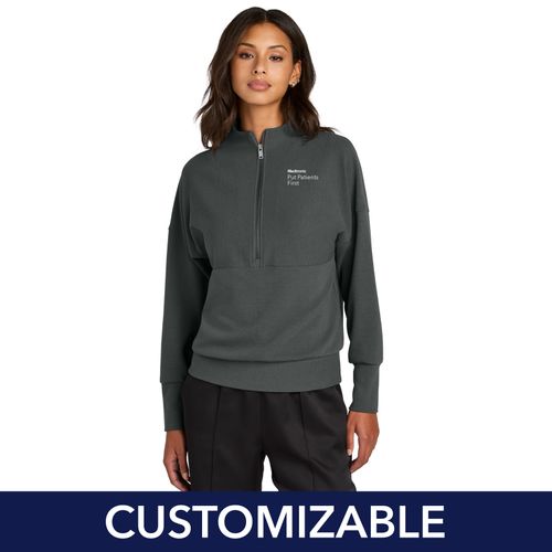 Women's Put Patients First Textured 1/4-Zip image thumbnail