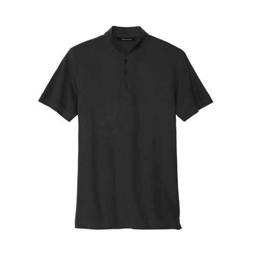 Men's Stretch Pique  Henley image thumbnail