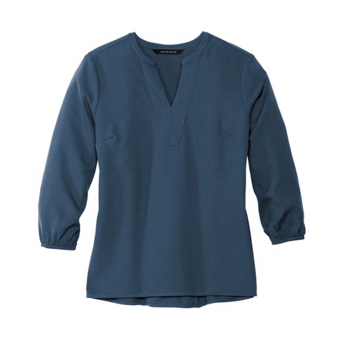 Women's 3/4-Sleeve Stretch Crepe Blouse image thumbnail