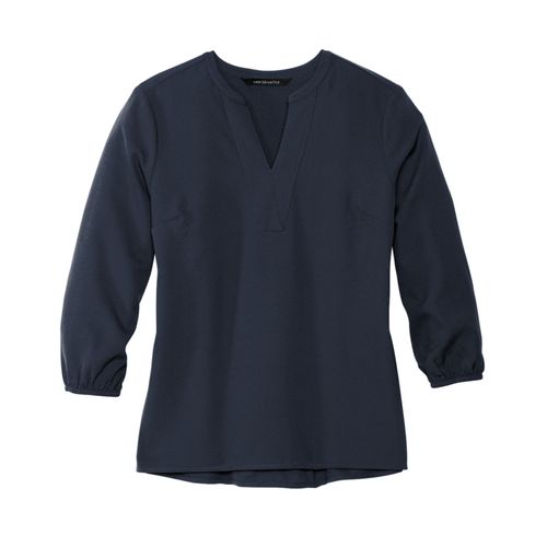 Women's 3/4-Sleeve Stretch Crepe Blouse image thumbnail