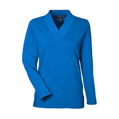 Women's Shawl Collar Knit Top image thumbnail
