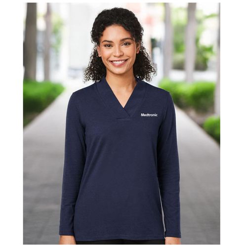 Women's Shawl Collar Knit Top image thumbnail