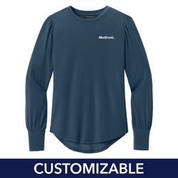 Image of Women's Stretch Jersey Blouson Top