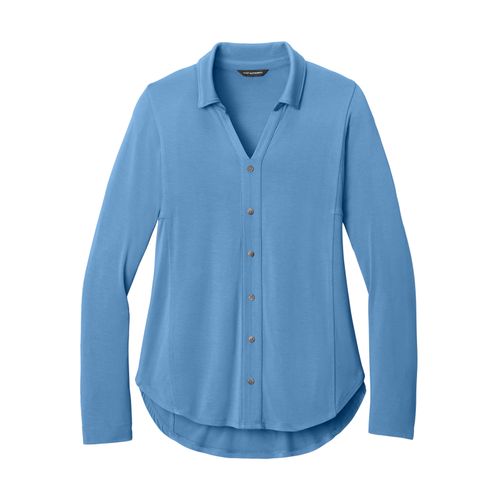 Women's Knit Button Tunic image thumbnail