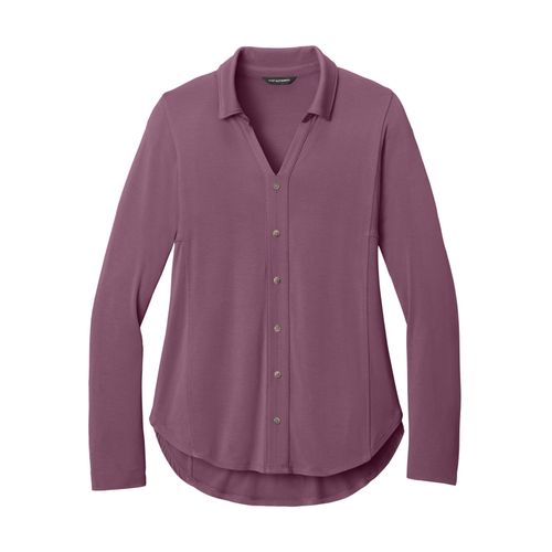 Women's Knit Button Tunic image thumbnail