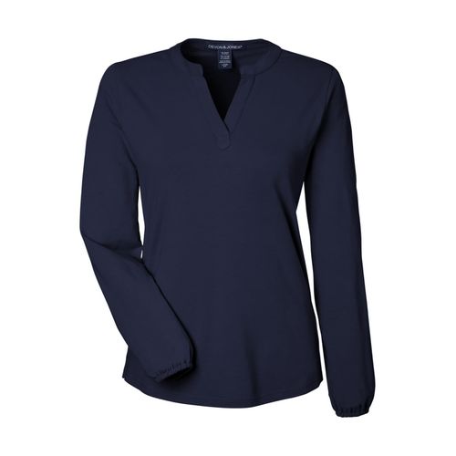 Women's Half-Placket Knit Top image thumbnail