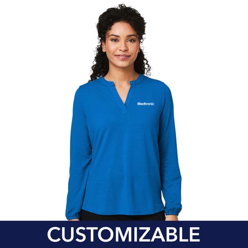 Women's Half-Placket Knit Top image thumbnail