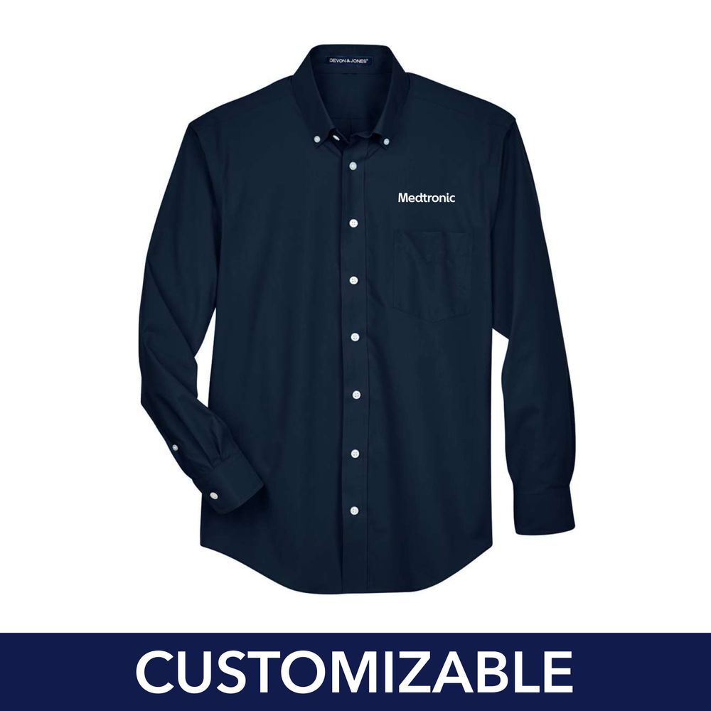 Men's Broadcloth Woven Dress Shirt primary image