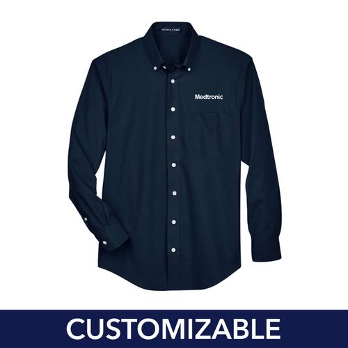 Men's Broadcloth Woven Dress Shirt image thumbnail