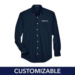 Image of Men's Broadcloth Woven Dress Shirt