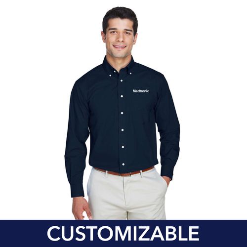 Men's Broadcloth Woven Dress Shirt image thumbnail