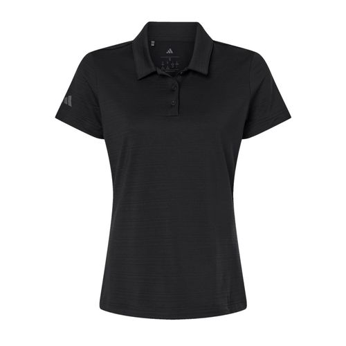 Women's Adidas Textured Polo image thumbnail
