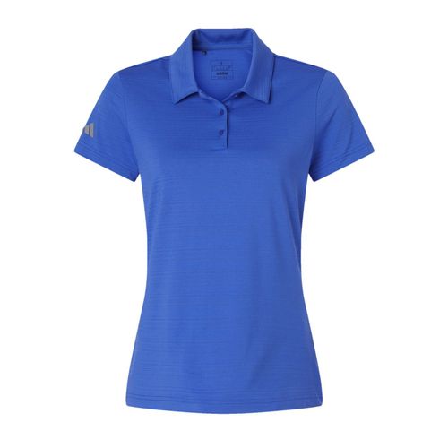 Women's Adidas Textured Polo image thumbnail