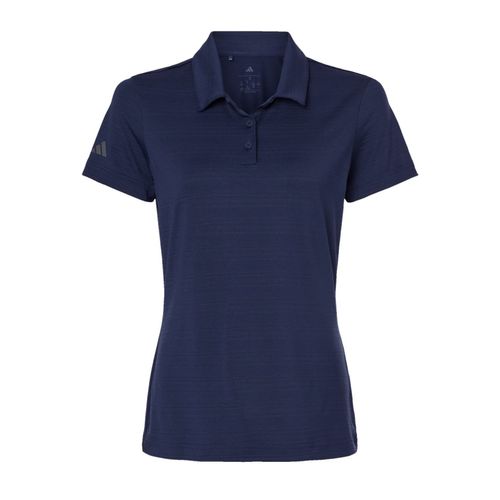 Women's Adidas Textured Polo image thumbnail