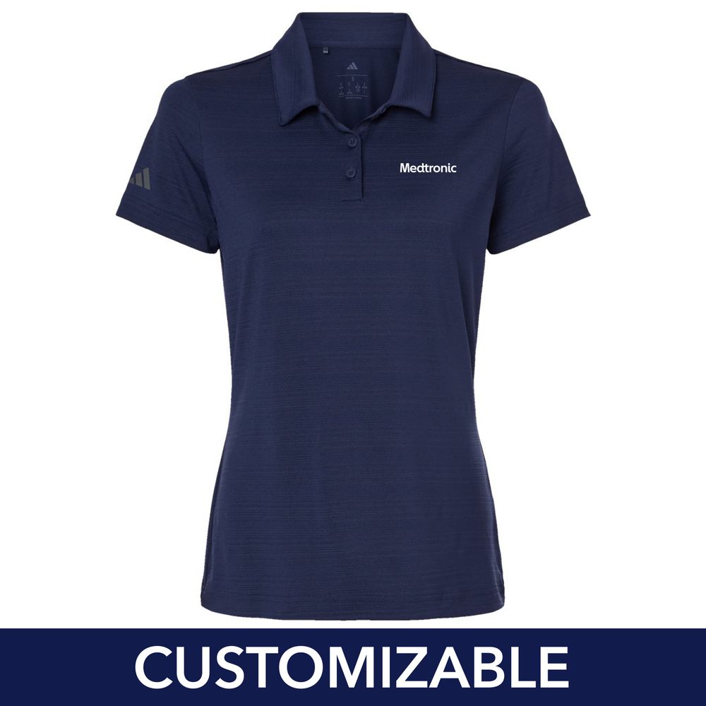 Women's Adidas Textured Polo primary image