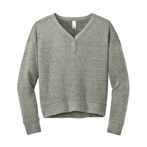 Women's Tri-Fleece V-Neck Sweatshirt image thumbnail
