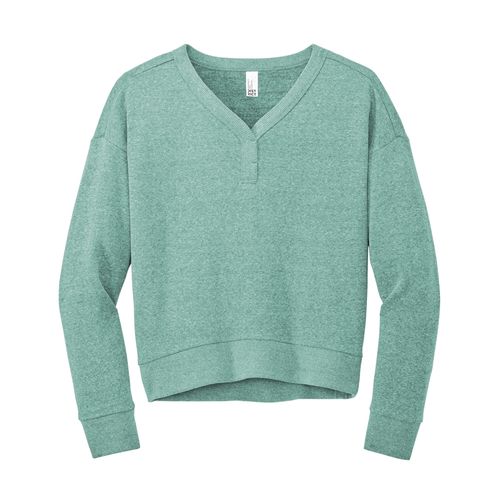 Women's Tri-Fleece V-Neck Sweatshirt image thumbnail