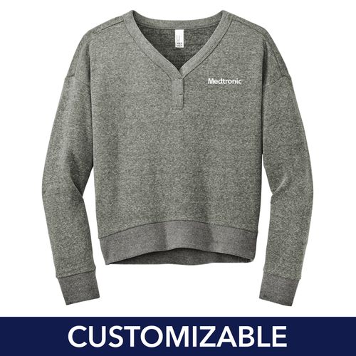 Women's Tri-Fleece V-Neck Sweatshirt image thumbnail