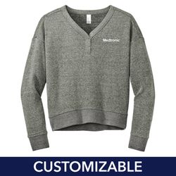 Image of Women's Tri-Fleece V-Neck Sweatshirt