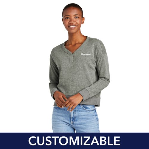 Women's Tri-Fleece V-Neck Sweatshirt image thumbnail