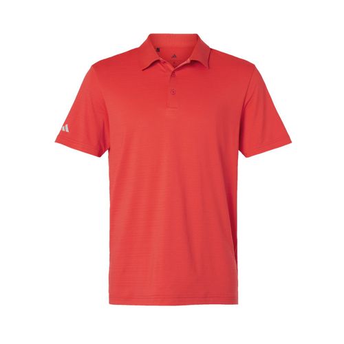Men's Adidas Textured Polo image thumbnail