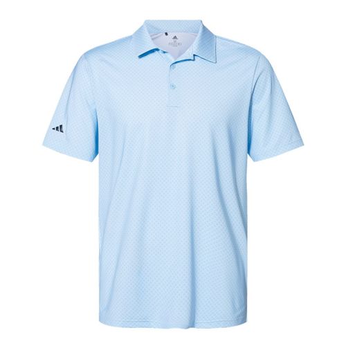 Men's Adidas Diamond Print Polo image thumbnail