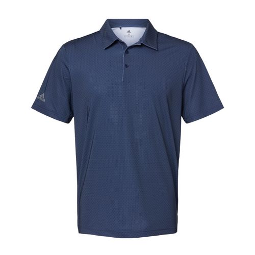 Men's Adidas Diamond Print Polo image thumbnail