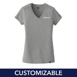 Image of Women's New Era Legacy V-Neck T-Shirt