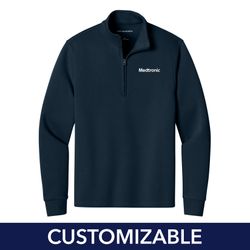 Image of Men's Double Pique Knit 1/4-Zip