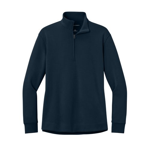 Women's Double Pique Knit 1/4-Zip image thumbnail