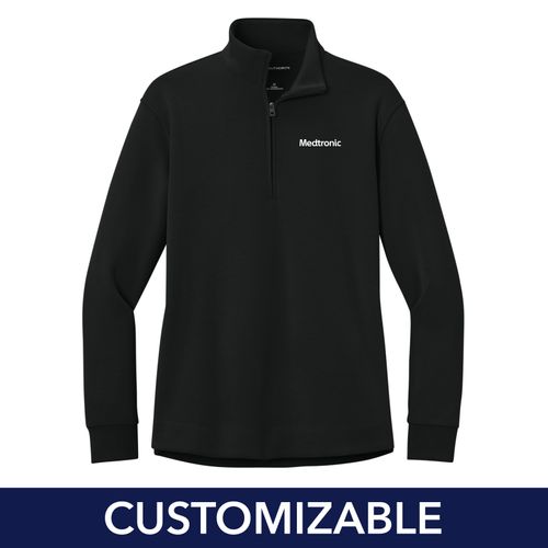 Women's Double Pique Knit 1/4-Zip image thumbnail