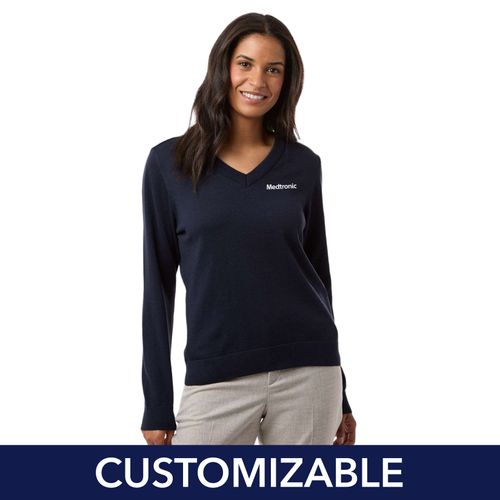 Women's Classic V-Neck Sweater image thumbnail