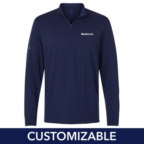 Men's Adidas Stripe 1/4-Zip Pullover image thumbnail