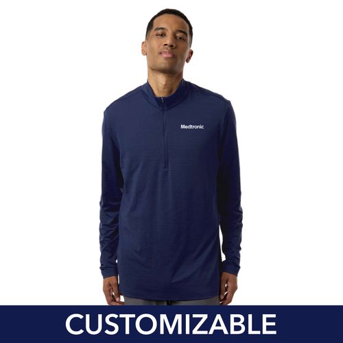 Men's Adidas Stripe 1/4-Zip Pullover image thumbnail