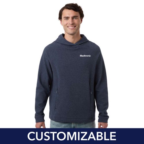 Men's Textured Hooded Pullover image thumbnail