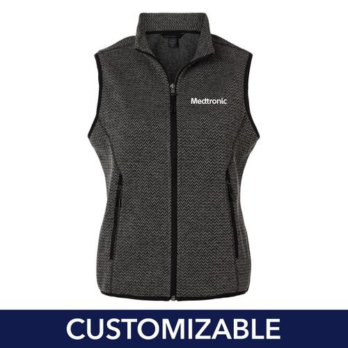 Women's Jacquard Fleece Vest image thumbnail