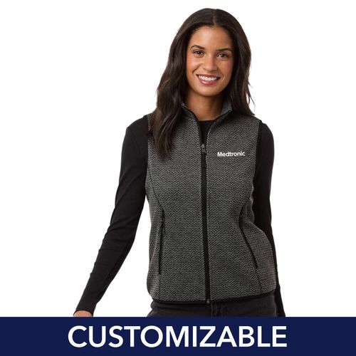 Women's Jacquard Fleece Vest image thumbnail