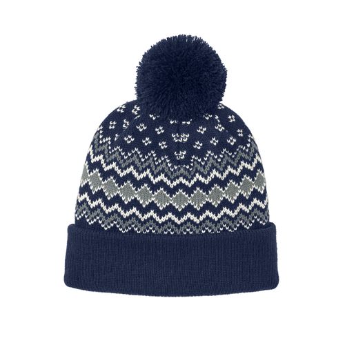Double Layered Pom Beanie image thumbnail