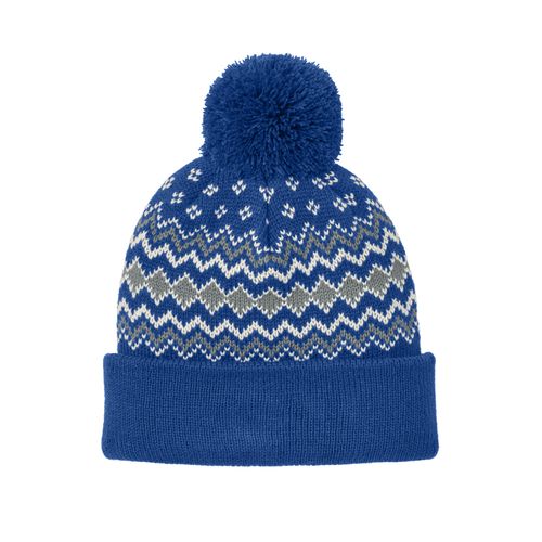 Double Layered Pom Beanie image thumbnail