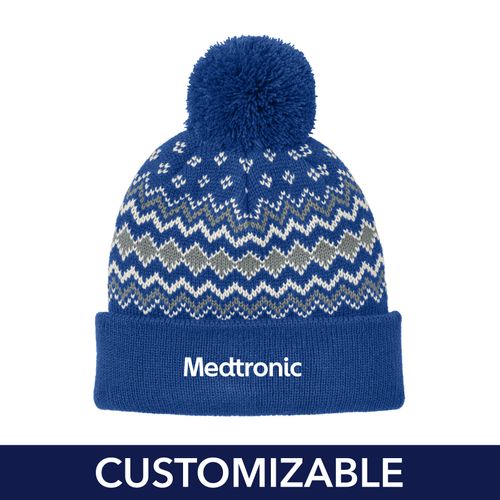 Double Layered Pom Beanie image thumbnail
