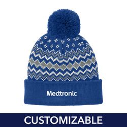 Image of Double Layered Pom Beanie
