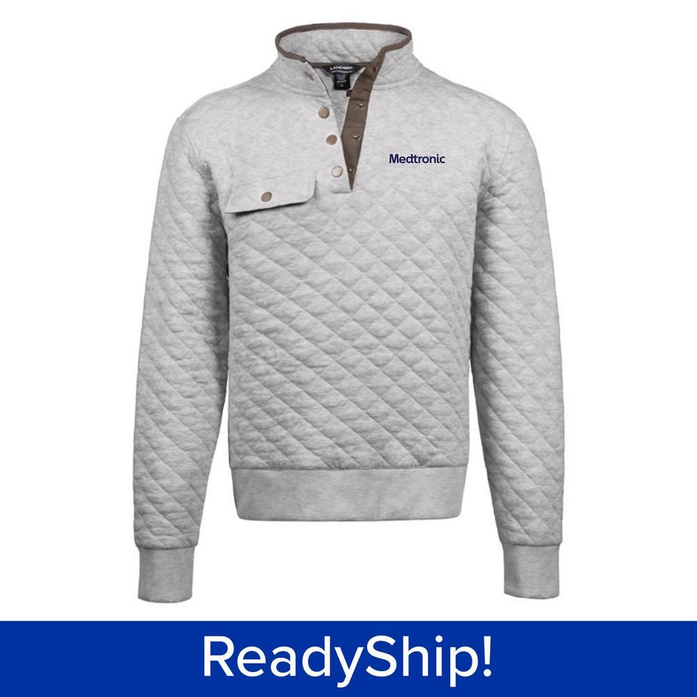 Men's Quilted Pullover primary image