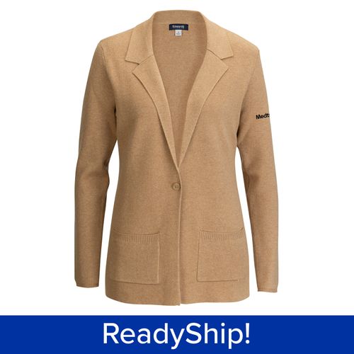 Women's Knit Sweater Blazer image thumbnail