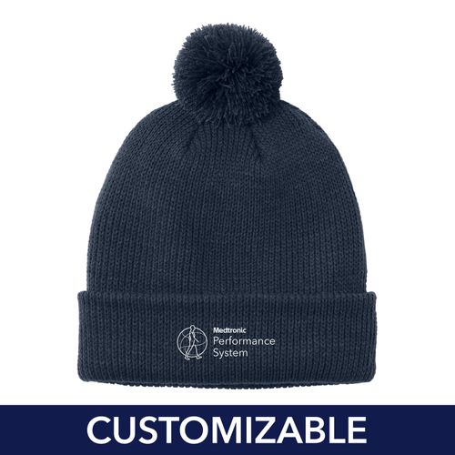 Performance System Fitted Cuffed Pom Beanie image thumbnail