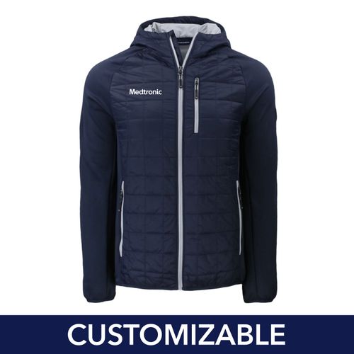 Men's Cutter & Buck Full-Zip Hybrid Puffer image thumbnail