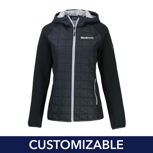 Women's Cutter & Buck Full-Zip Hybrid Jacket image thumbnail