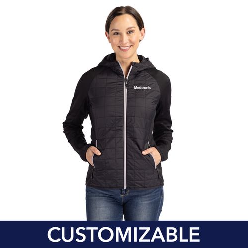 Women's Cutter & Buck Full-Zip Hybrid Jacket image thumbnail