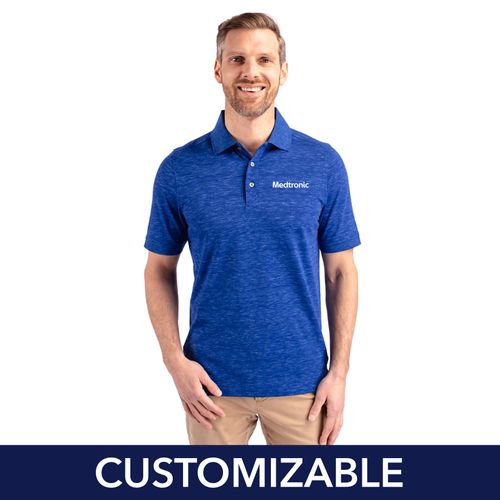 Men's Cutter & Buck Tri-Blend Polo image thumbnail