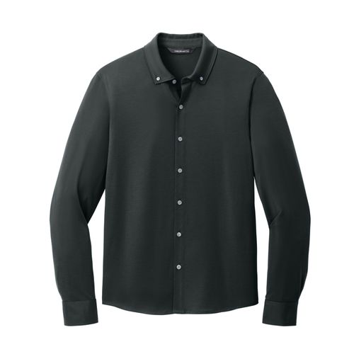 Men's Stretch Jersey Button-Down Shirt image thumbnail