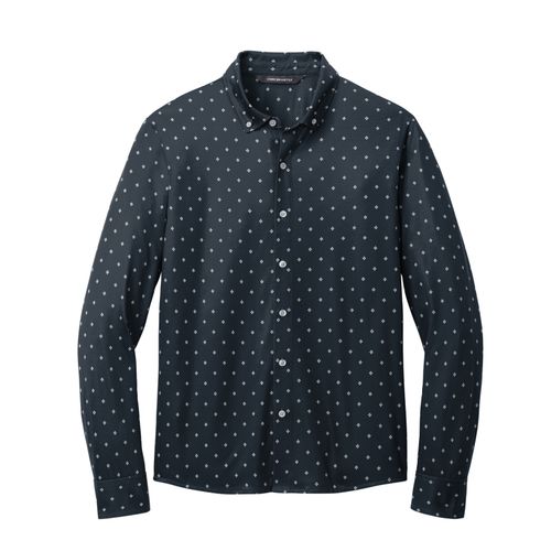 Men's Stretch Jersey Button-Down Shirt image thumbnail
